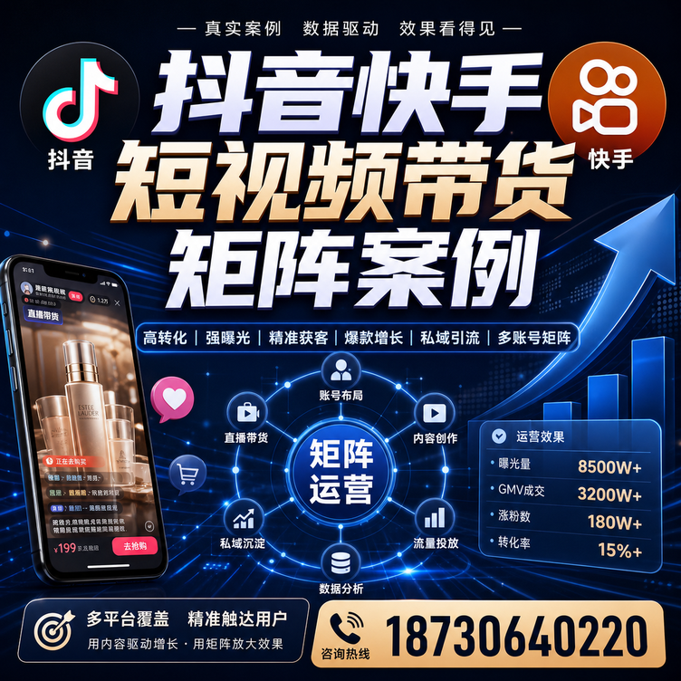 信阳短视频带货团队多平台矩阵自动分发案例
